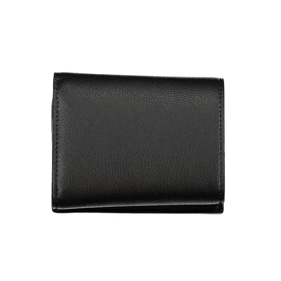 Tommy Hilfiger Black Polyurethane Wallet